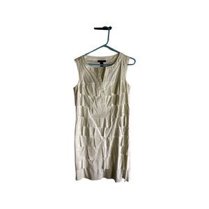 Alfani White Sundress- White- Knee Length- Size 6